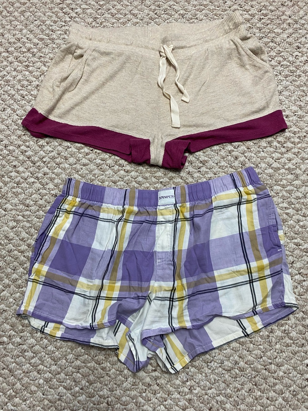 2 PAIR OF SLEEP SHORTS - LARGE